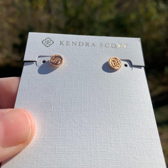Kendra Scott Jewelry Kendra Scott Dira Coin Stud Earrings In Rose